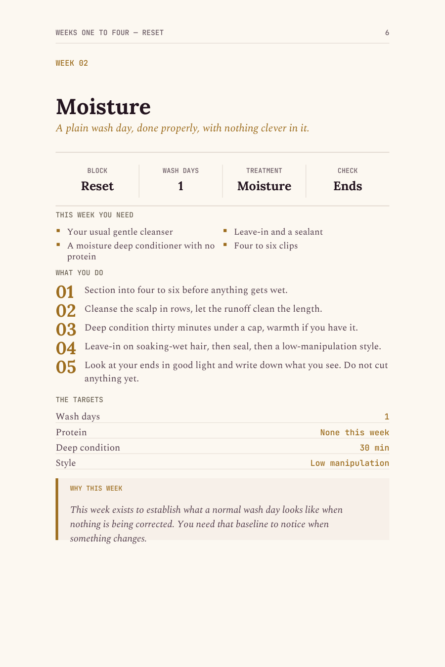 A page from the The 90-Day Length Plan PDF