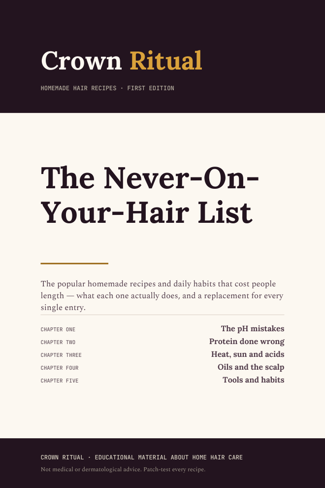 Cover of The Never-On-Your-Hair List